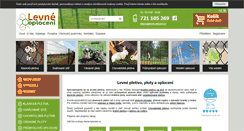 Desktop Screenshot of levne-oploceni.cz